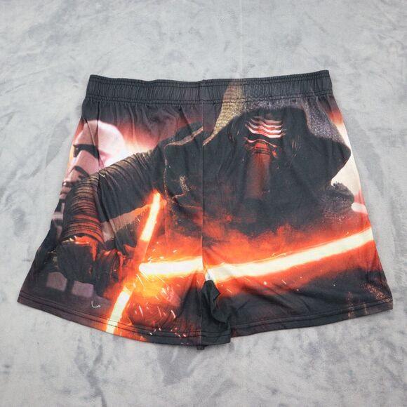 Star Wars Shorts Mens 2X Multicolor Stretchable Waist Pull Over Bottoms - Picture 8 of 14